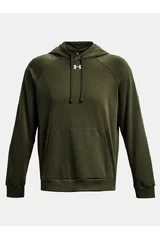 Khaki pánská mikina Under Armour s kapucí