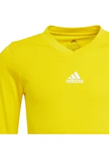 Dětské žluté tričko s dlouhým rukávem Team Base Adidas