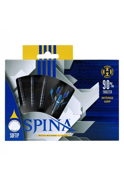 Šipky Harrows Spina Black 90% Softip