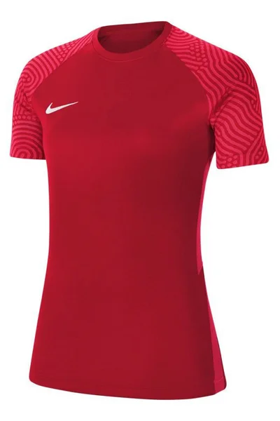 Červené dámské funkční tričko Nike DRI-FIT Strike