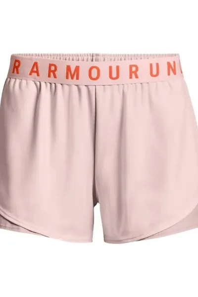 Dámské růžové sportovní šortky Play Up 3.0 Under Armour