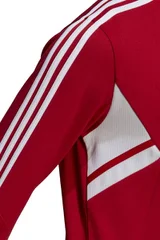 Pánská červená mikina Aeroready s bočními kapsami Adidas