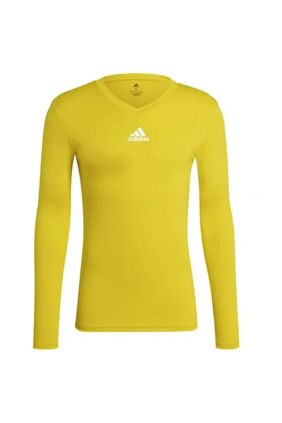 Pánské žluté tričko Team Base  Adidas