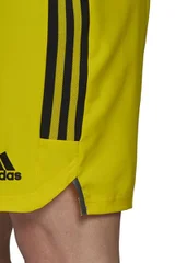 Žluté pánské fotbalové kraťasy Adidas