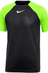 Černo-zelené sportovní triko Nike DF Academy Pro SS Top