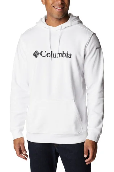 Pánská bílá mikina CSC Basic Logo II Columbia