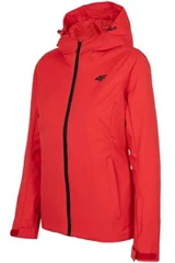 Dámská červená lyžařská bunda  4F