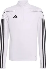 Dětská bílá fotbalová mikina Tiro 23 League Training Top  Adidas