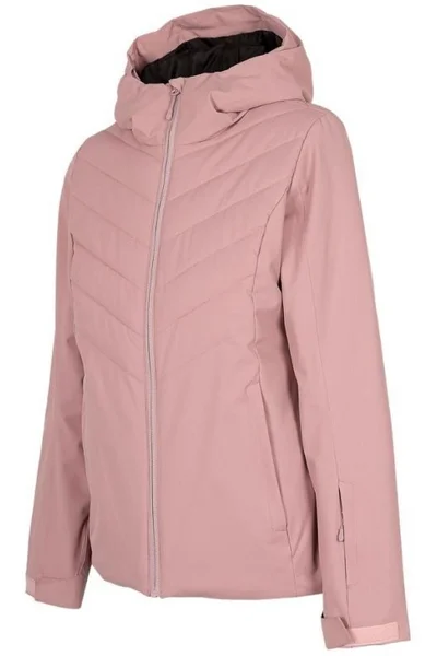 Dámská růžová lyžařská bunda  4F