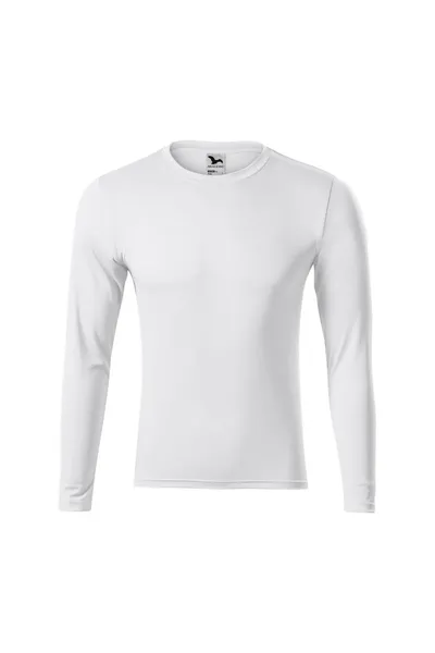 Unisex bílé tričko s dlouhým rukávem Pride  Malfini