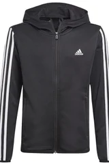 Černá mikina s kapucí B 3S FZ ADIDAS