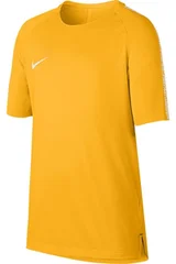 Žluté dětské tričko Nike s krátkými rukávy