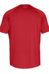 Pánské červené tréninkové tričko Tech 2.0 SS  Under Armour