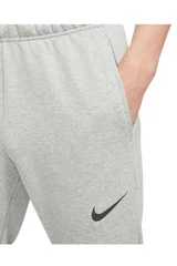 Pánské šedé tréninkové kalhoty Dri-Fit Trapered Nike