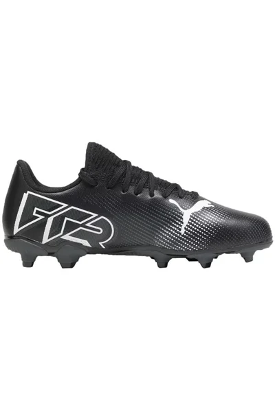 Černé dětské kopačky Puma na přírodní i umělý trávník