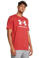 Pánské červené tričkok Under Armour Sportstyle Logo T-shirt