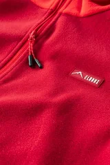 Pánská červená sportovní mikina Cari Polartec 1/2  Elbrus