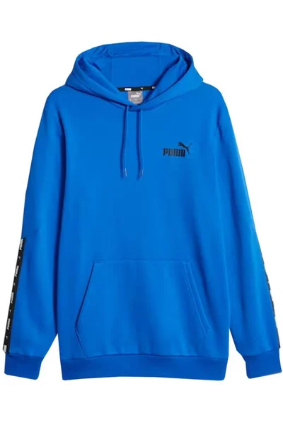 Pánská modrá mikina Puma ESS+ Tape Hoodie FL