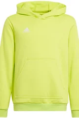 Dětská limetkově zelená fotbalová mikina Entrada 22 Hoody Adidas