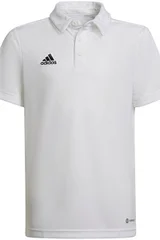 Dětské bílé tričko s límečkem Entrada 22 Polo Adidas