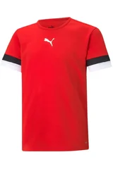 Červené dětské fotbalové tričko Puma