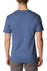 Pánské modré tričko Path Lake II Graphic Tee Columbia