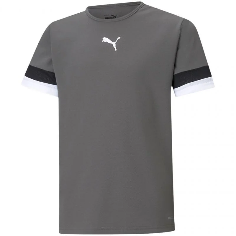 Dětské šedé tréninkové tričko teamRise Jersey Puma