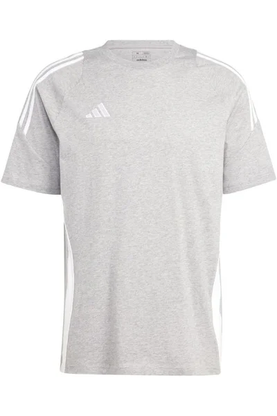 Pánské šedé tričko Adidas Tiro 24 Sweat