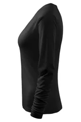 Dámské černé tričko Malfini Elegance