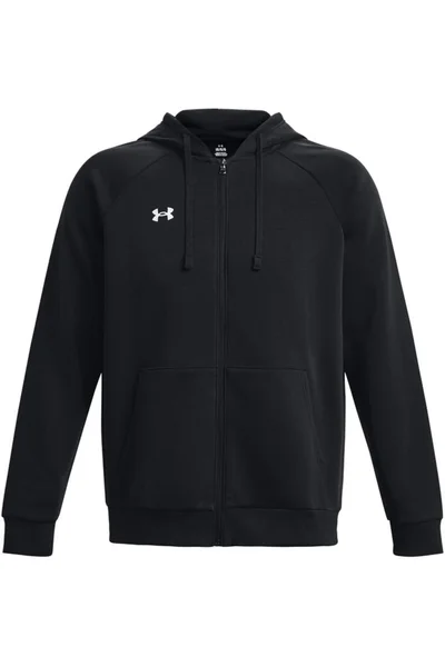 Pánská černá mikina Under Armour Rival Fleece FZ Hoodie