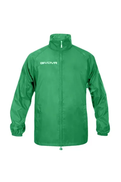 Unisex zelená bunda do dešťě Rain Basico  Givova