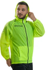 Unisex bunda do deště Givova Rain Basico Fluo