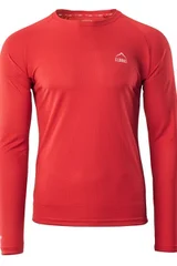 Pánské červené tričko s dlouhým rukávem Almar  Elbrus