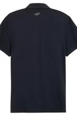 Pánské tmavě modré polo tričko 4F