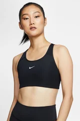 Dámská černá sportovní podprsenka Swoosh  Nike