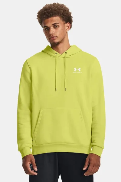 Limetkově zelená pánská mikina s kapucí Under Armour