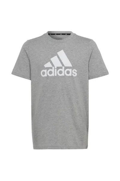 Dětské šedé tričko Logo Adidas