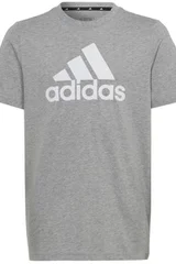 Dětské šedé tričko Logo Adidas