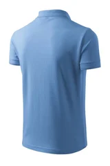 Pánské modré polo tričko Pique  Malfini