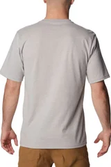 Pánské šedé tričko Columbia CSC Basic Logo SS Tee