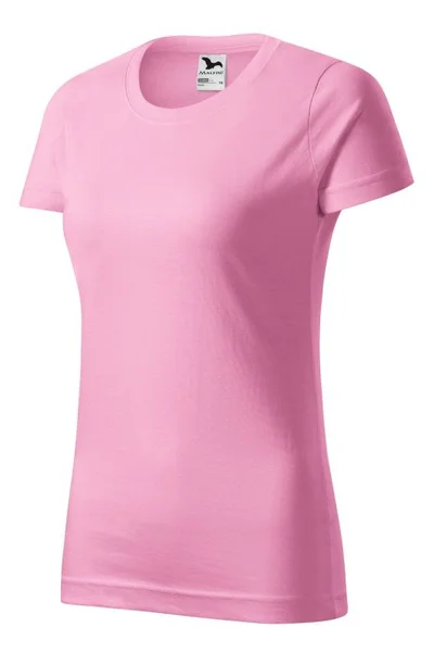 Dámské růžové tričko Basic  Malfini