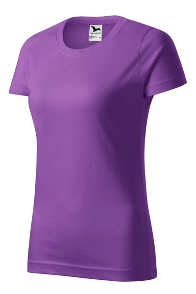 Dámské fialové tričko Basic Malfini