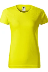 Dámské žluté tričko Basic  Malfini