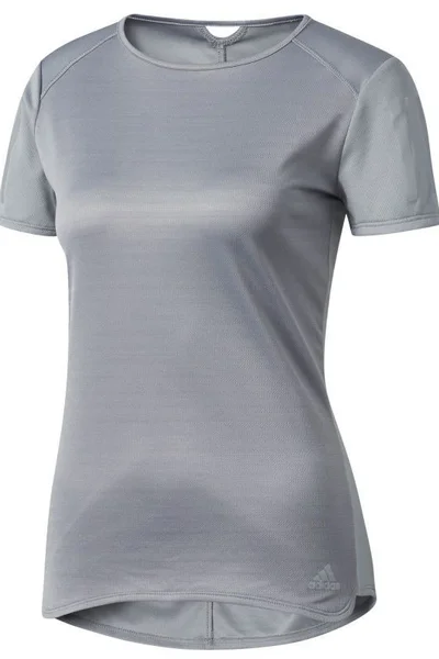 Dámské šedé běžecké tričko Response  Adidas