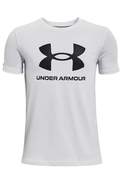 Dětské šedé tričko Y Sportstyle Logo SS Under Armour