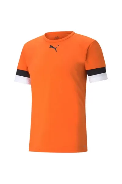 Pánské oranžové funkční tričko team Rise Jersey  Puma