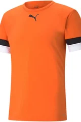 Pánské oranžové funkční tričko team Rise Jersey  Puma