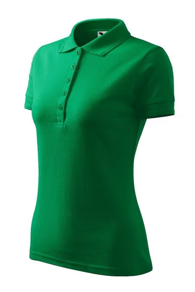 Dámské zelené tričko Malfini Pique Polo