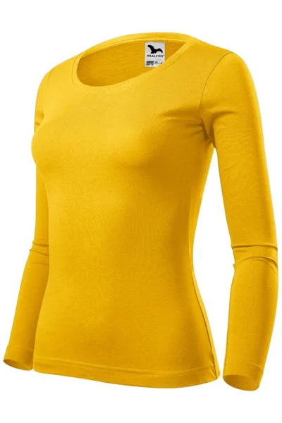 Dámské žluté tričko Fit-T Ls  Malfini